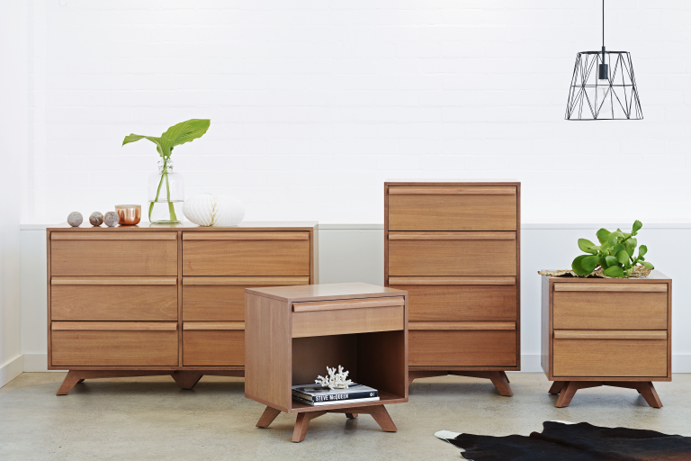 Calibra 1 Drawer Bedside Table Domayne