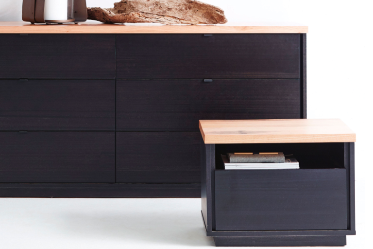 Mac 1 Drawer Bedside Table Domayne