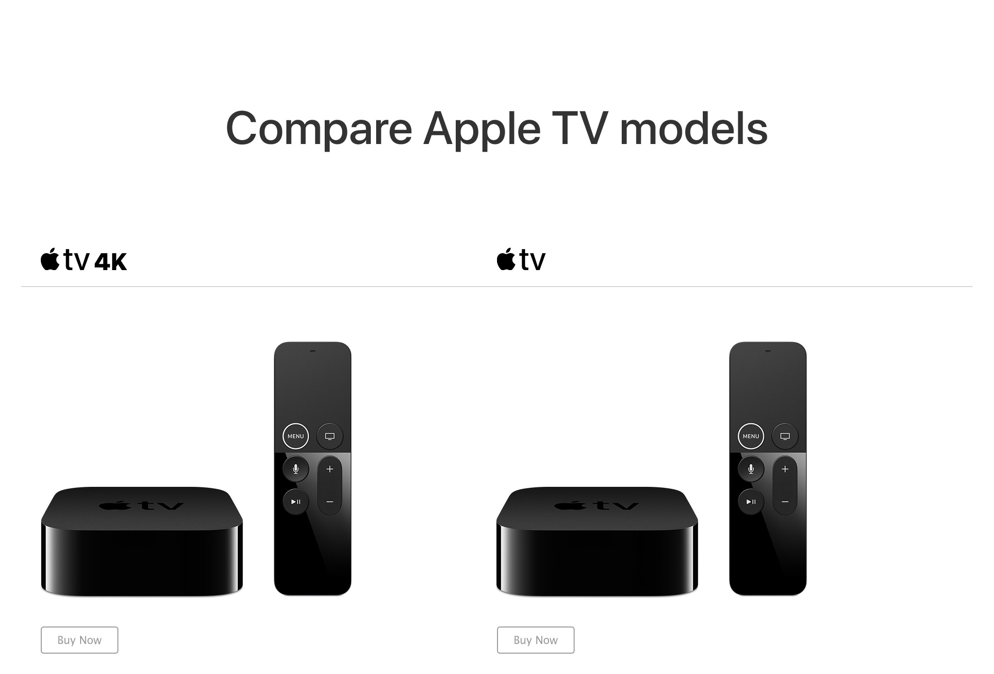 Apple TV Compare Harvey Norman New Zealand