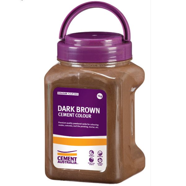 NUT BROWN Dye//Pigment for Concrete Mortar /& Cement Render
