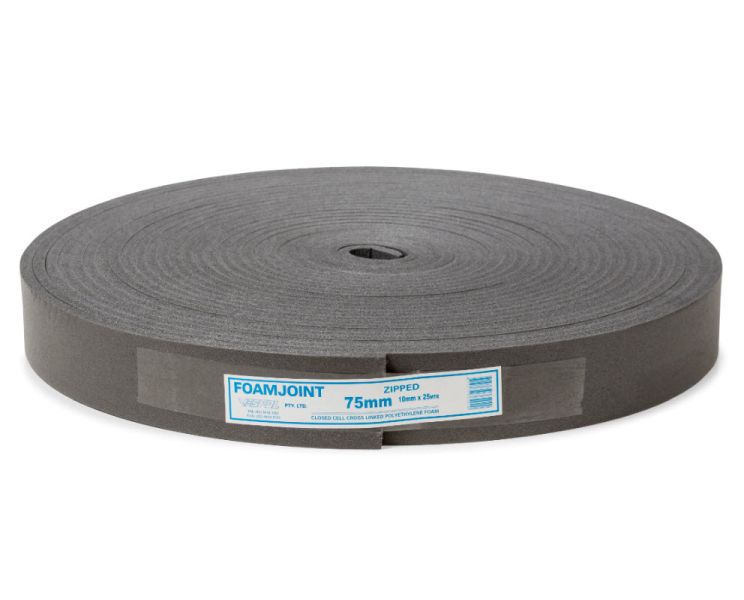 Polyethylene Foam Expansion Jointing 75mm x 10mm x 25m Home Timber