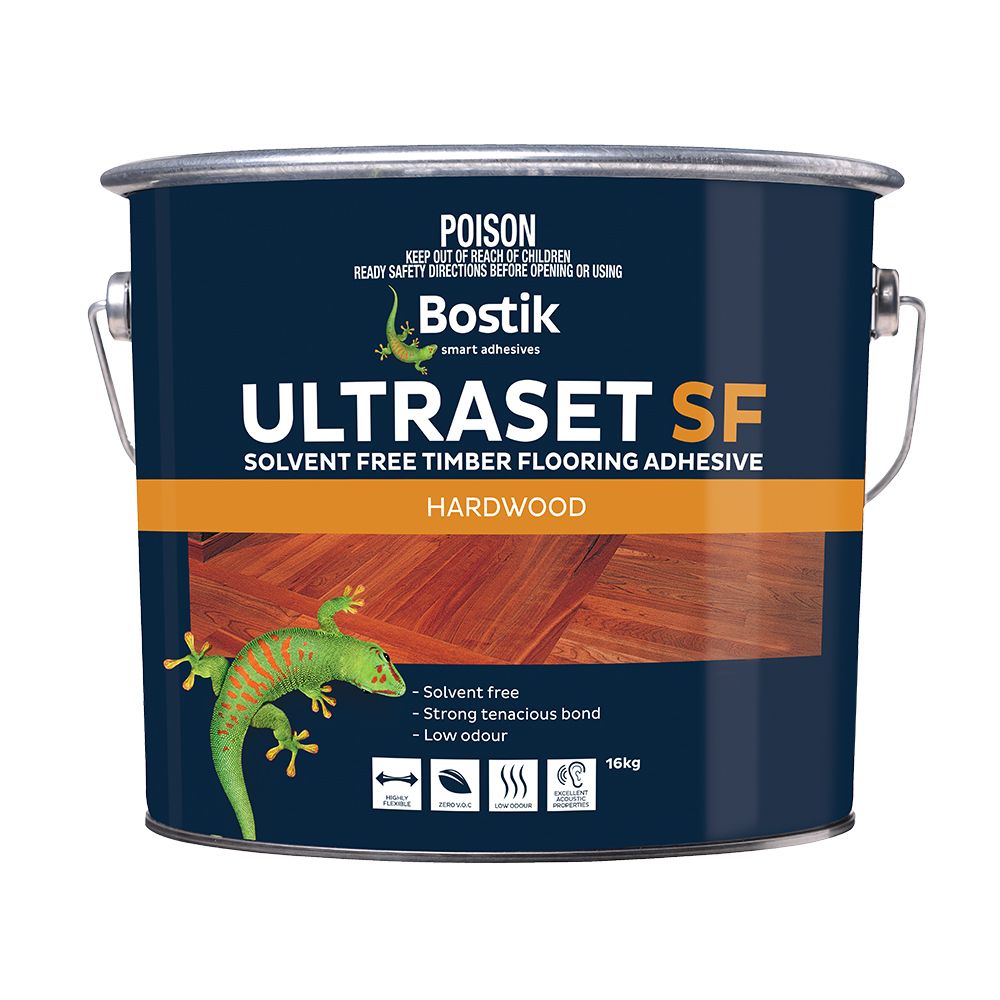 Bostik Ultraset SF Flooring Adhesive 16kg Home Timber & Hardware