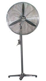 Rok Industrial Pedestal Fan 280w 750mm Chrome Home Timber Hardware