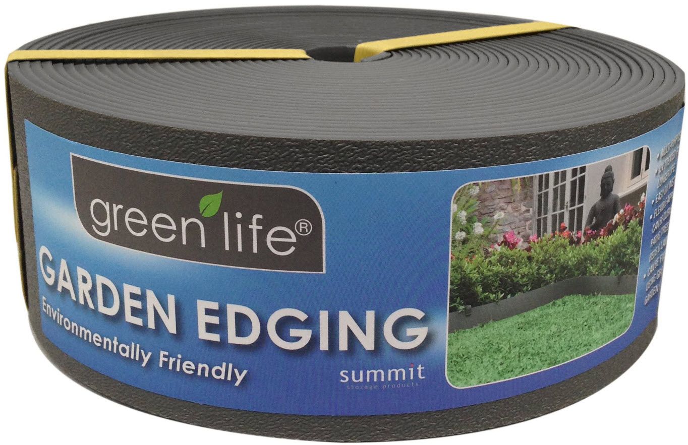 Greenlife Plastic Garden Edging Black 10m x 75mm Home Timber & Hardware