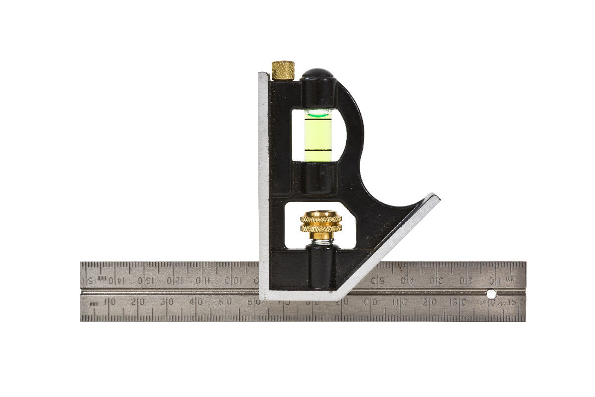 SUPERCRAFT COMBINATION SQUARE 150mm Stainless Steel