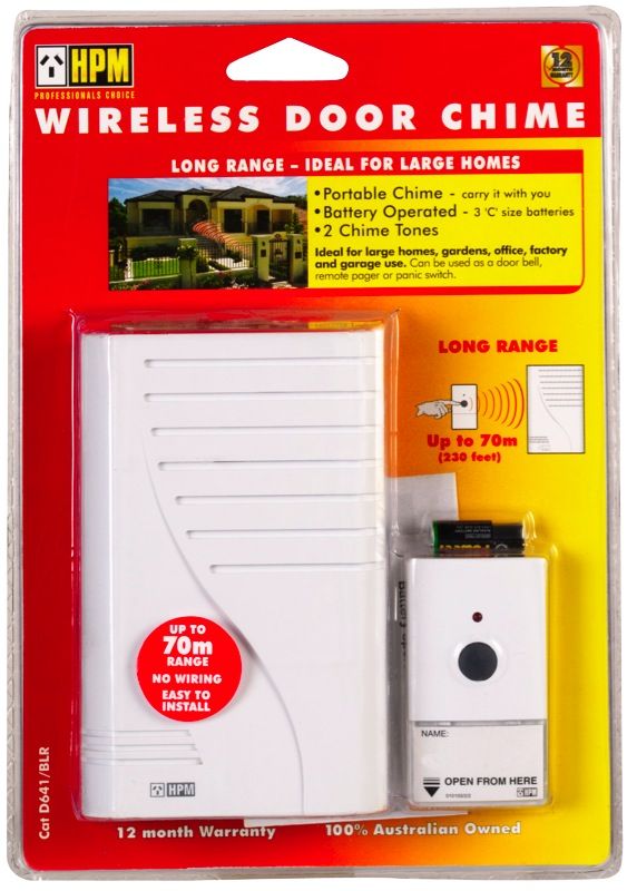 HPM Wireless Door Chime Home Timber & Hardware