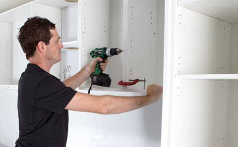 Kitchen cabinet installation instructions