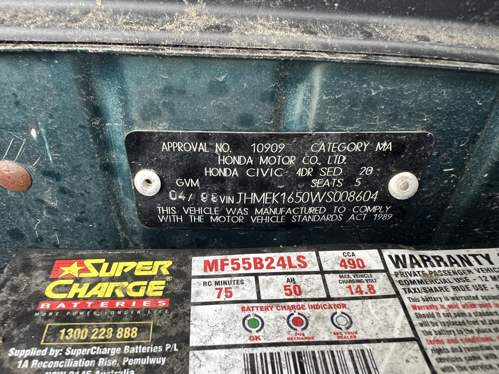 View Auto part Variable Inlet Motor Honda Civic 1999