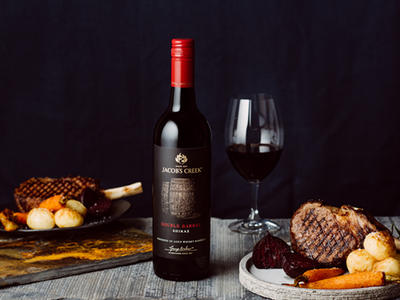 Food Pairing - Lamb & Vegetables with Jacobs Creek Double Barrel