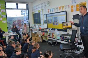 Visiting architect Conrad Johnston