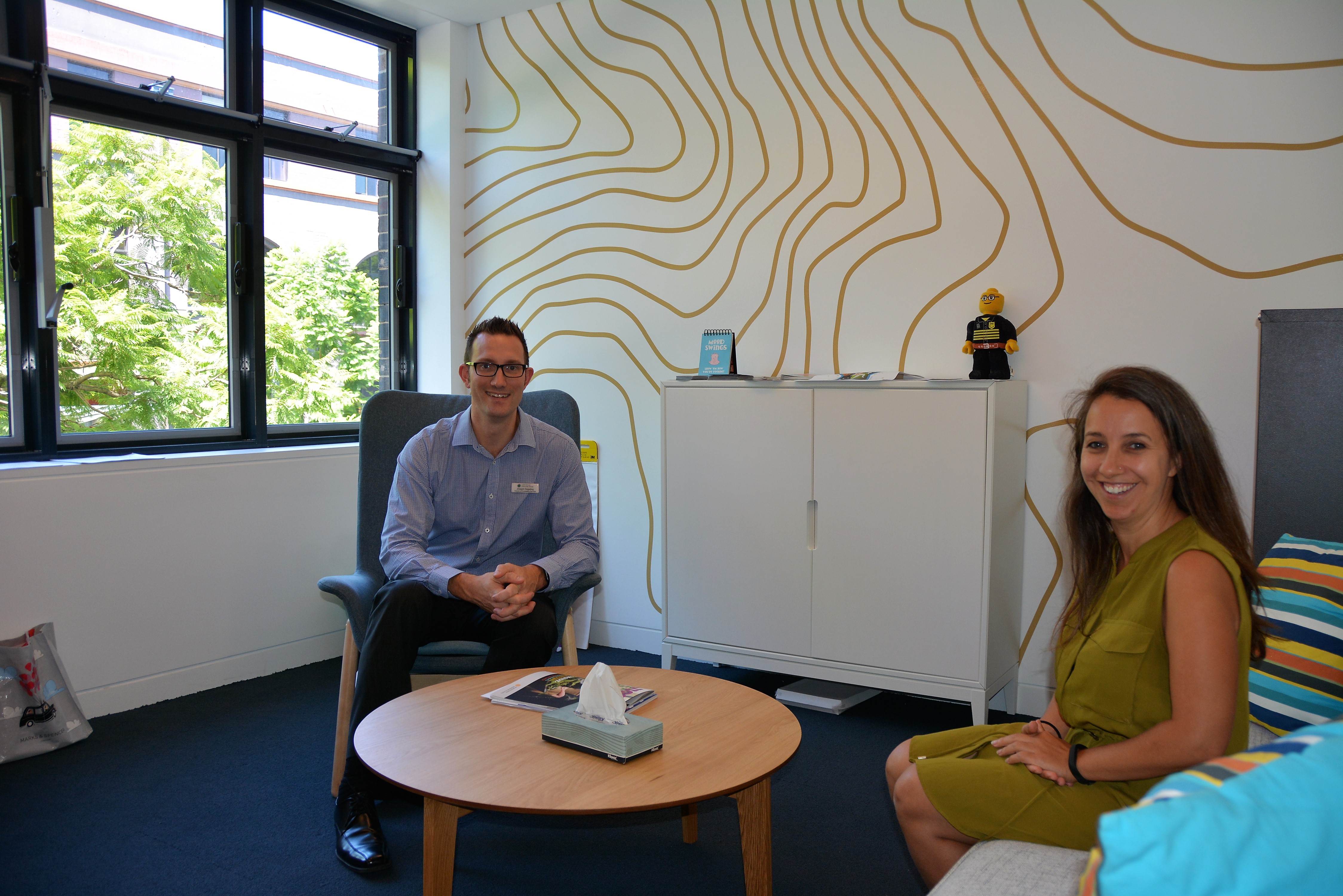 IGS counselling team Joe Degeling and Dr Tamara Kezelman
