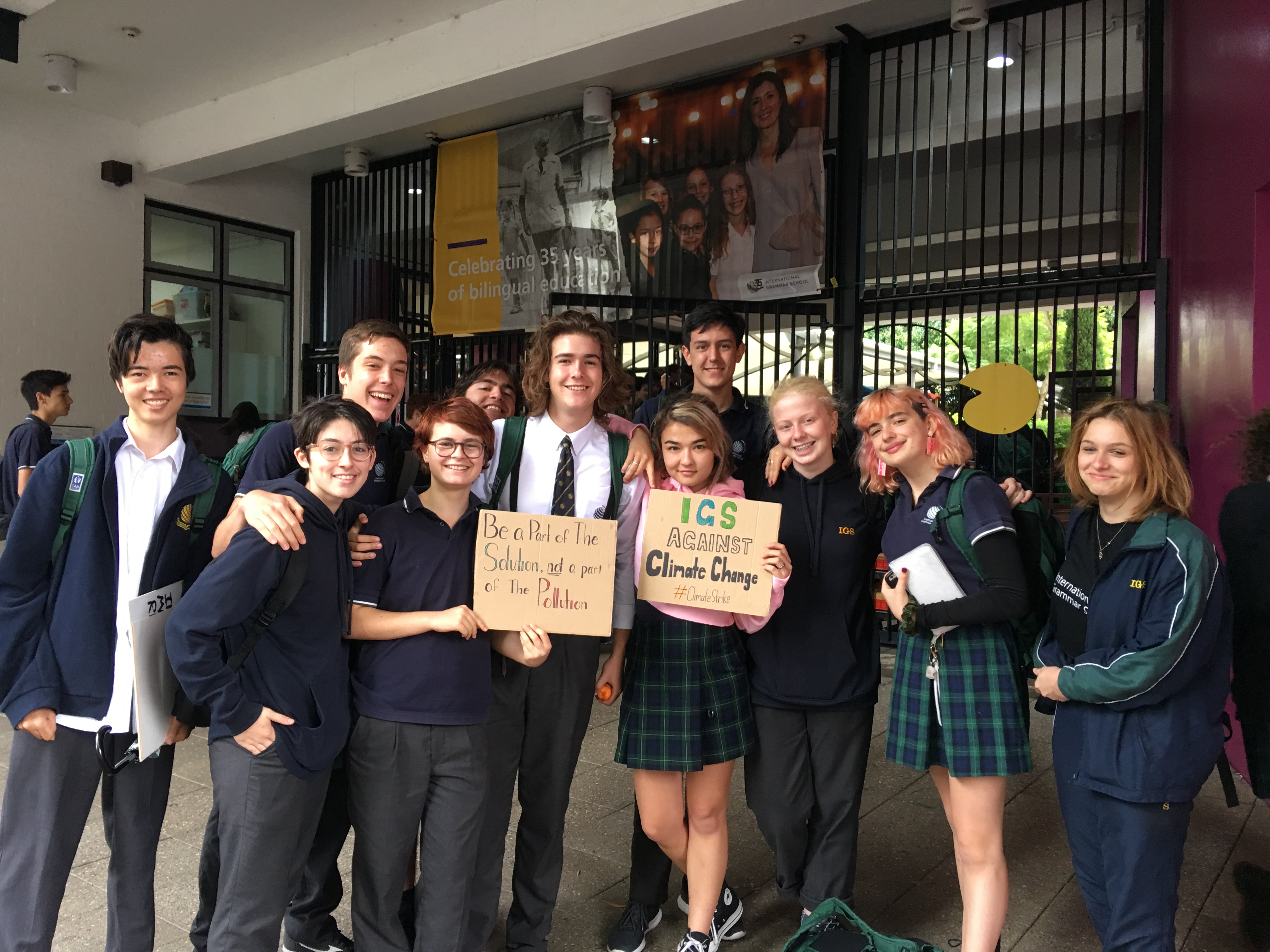 Students act on climate change