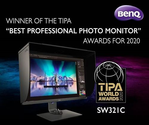 Ben Q SW321c Wins TIPA Best Photo Monitor 2020