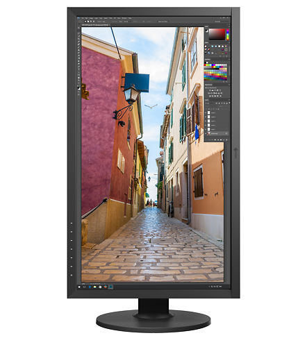 Eizo Color Edge CS2731 27 Inch Monitor portrait Front withcontents