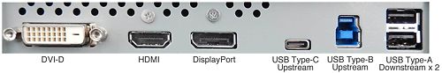 Eizo CS2731 Ports