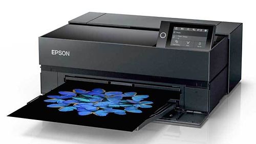 Epson P706 Printer front 45 printing