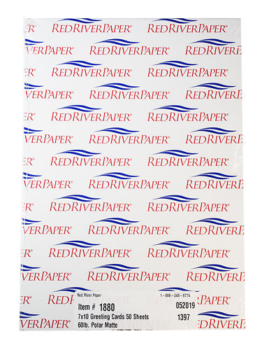 Red River Cards Polar Matte 230gsm Box