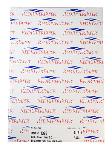 Red River Cards River Linen 230gsm Box
