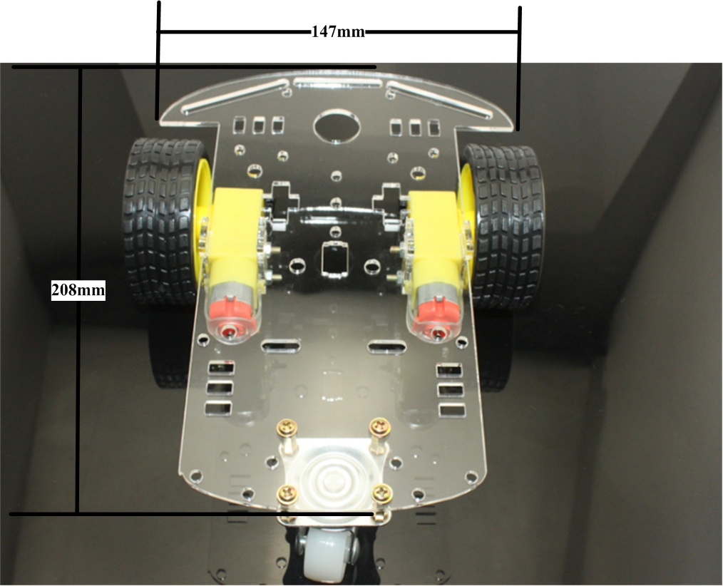 Smart Car Chassis 2WD V15 Australia Chassis Elecfreaks Australia — Little Bird Electronics
