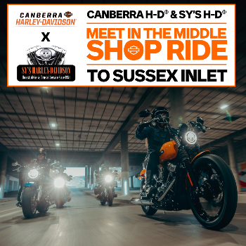Canberra H-D Shop Ride Heads to Sussex Inlet image
