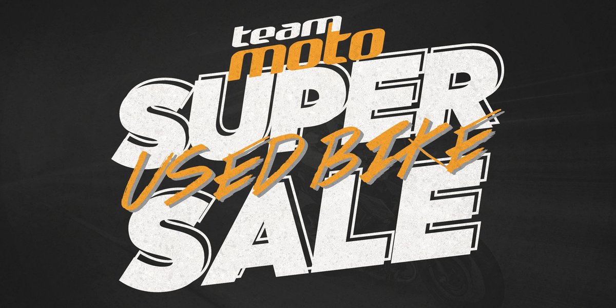 blog large image - The TeamMoto Super Used Bike Sale is on now!