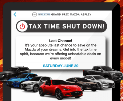 Tax Time Shut Down image