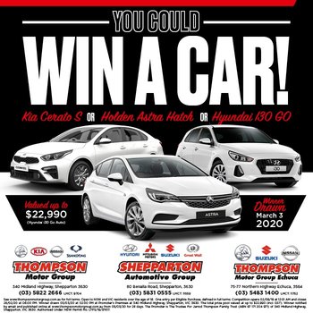 Thompson Motor Group Win a Car!