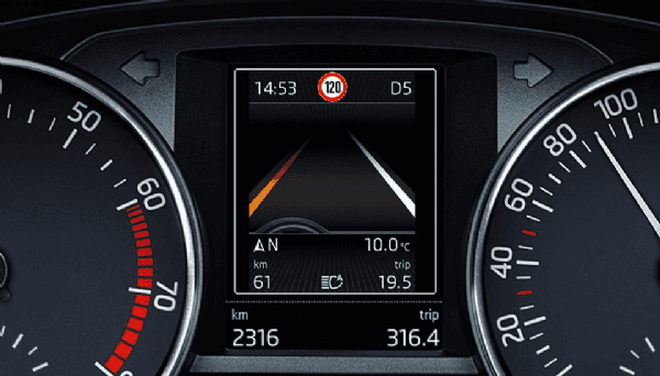 Skoda lane assist 