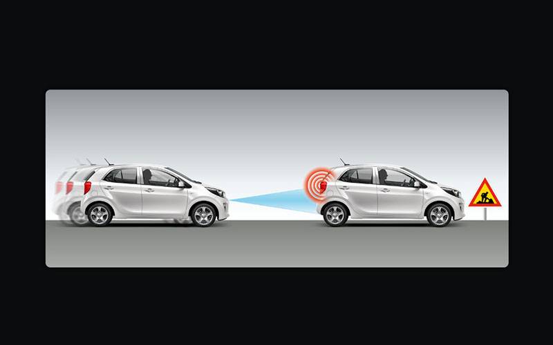 Kia Picanto Autonomous Emergency Braking (AEB)