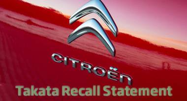 Takata Airbag Recall Statement