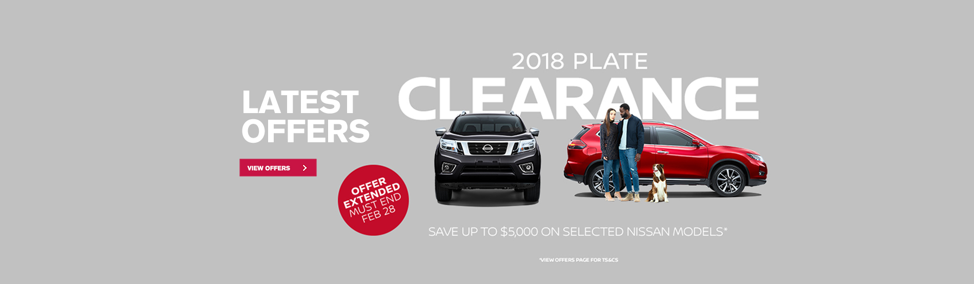 Nissan 2018 Plate Clearance
