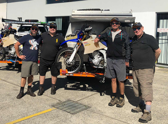 Three Mates, a Desert and Their Yamaha WR250R's!