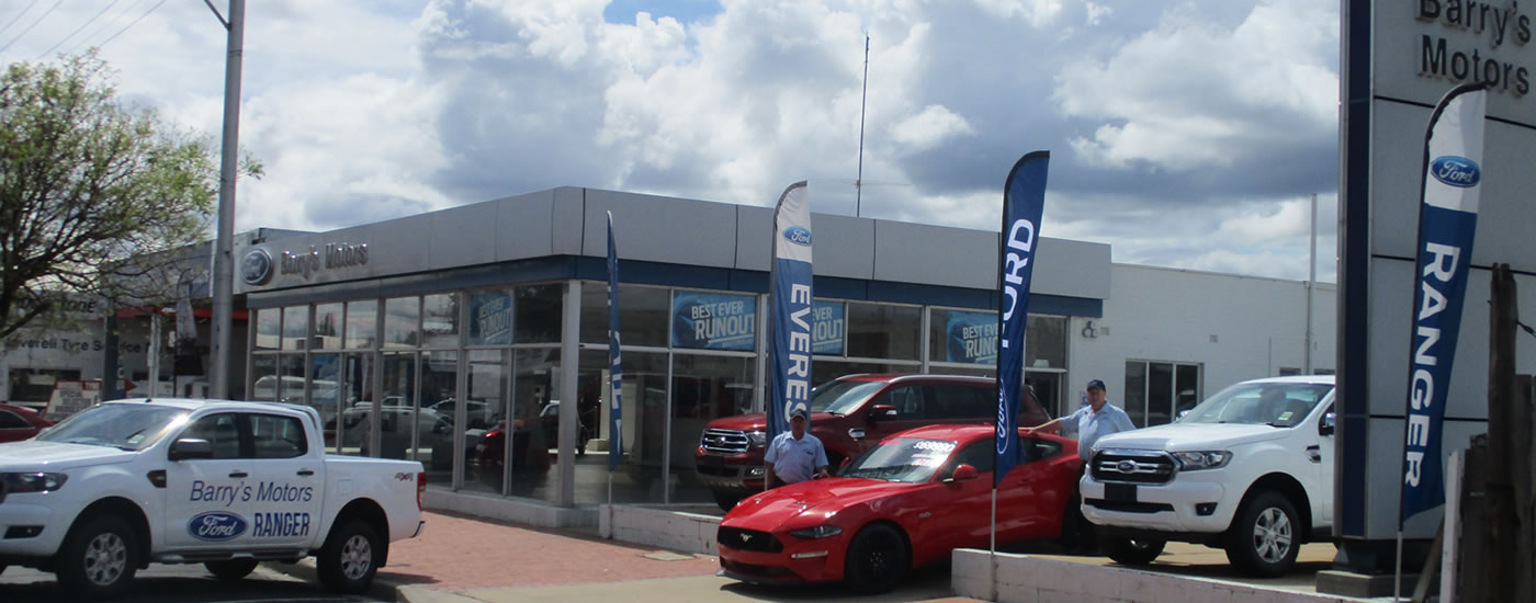 Barry's Motors Inverell - New Ford Stock