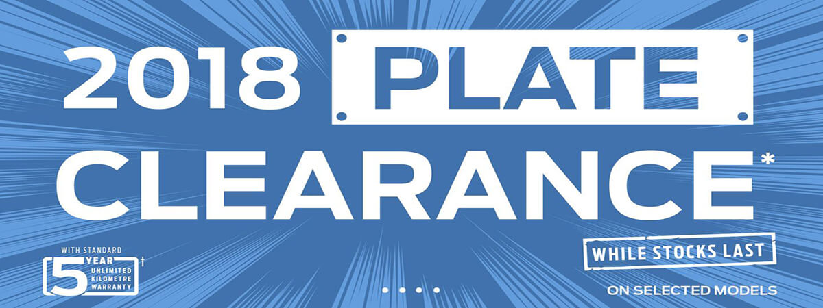 2018 Plate Clearance 2018 Plate Clearance