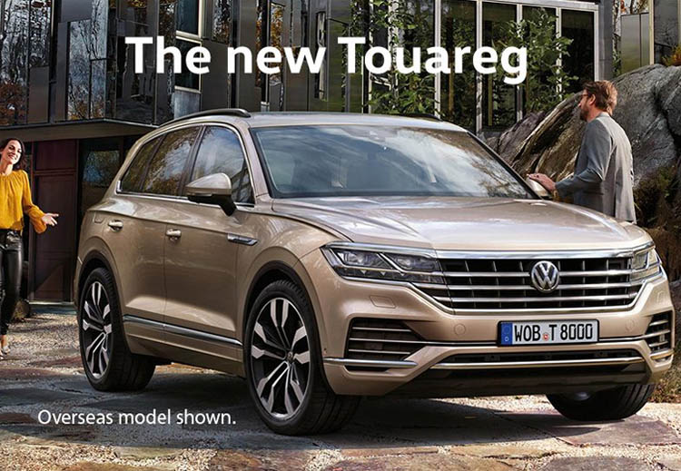 The new Touareg will arrive in Australia in 2019.