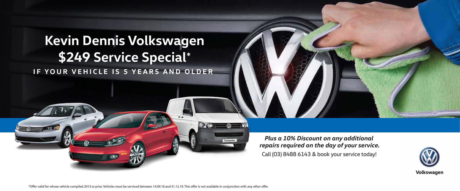 Kevin Dennis Volkswagen - $249 Service Special