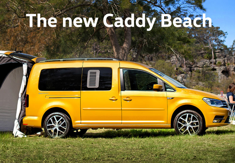 The new Caddy Beach will arrive in Australia in 2019.