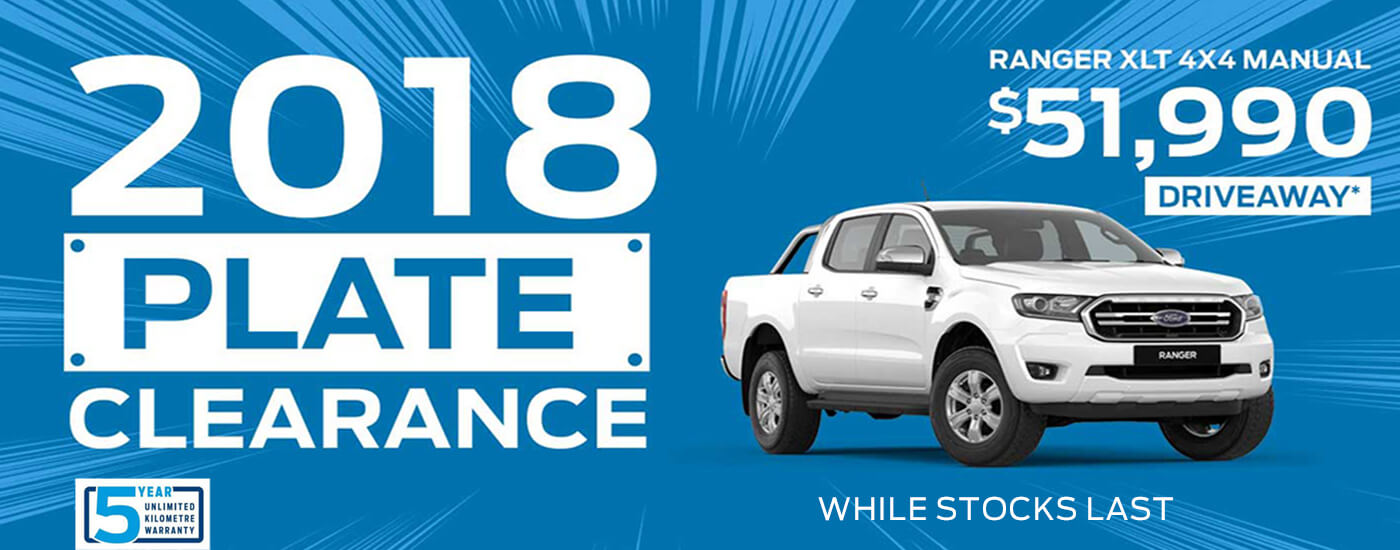 2018 Plate Clearance 