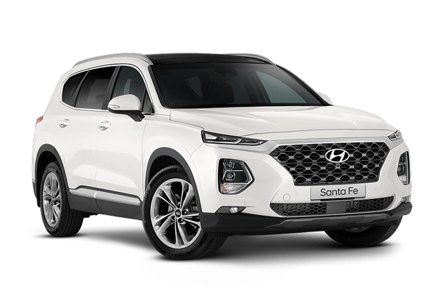 Hyundai Santa Fe Highlander White