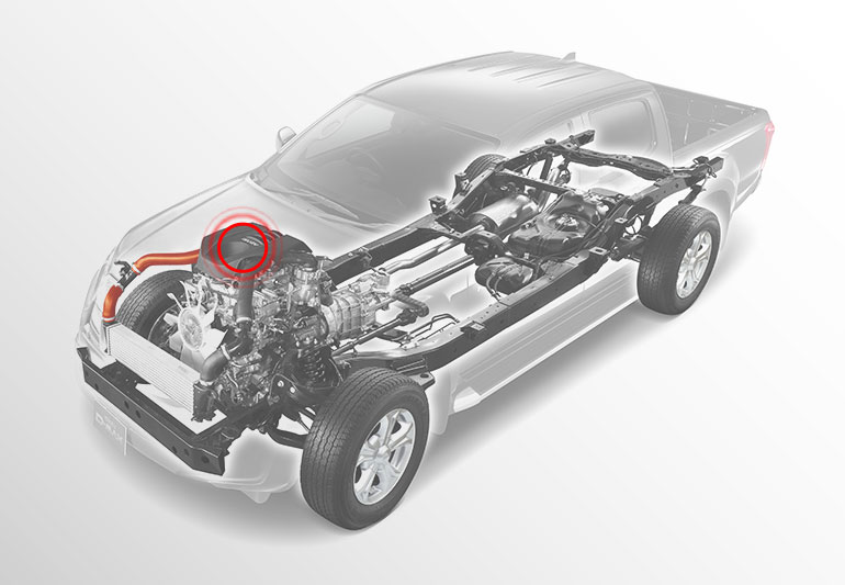 Heavy-Duty Isuzu engine