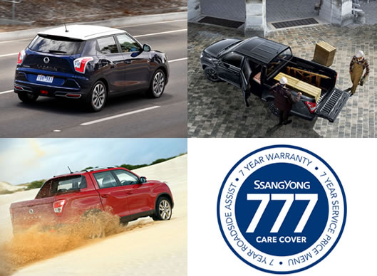 Welcome to your local SsangYong Dealer