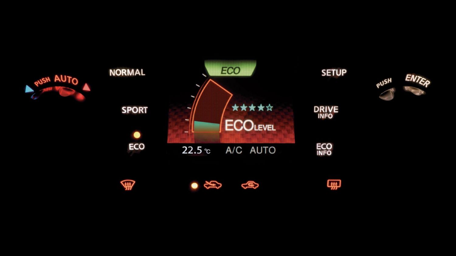 Nissan Dynamic Control System with 'eco mode'