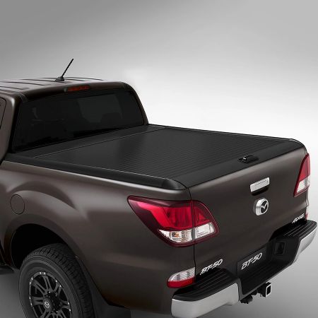 Mazda BT-50 Black Retractable Roller Tonneau Cover