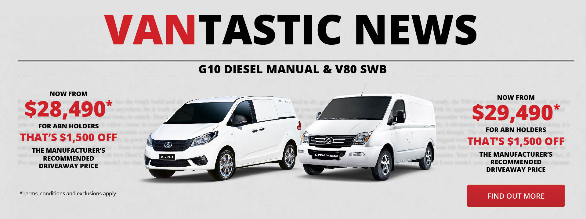 LDV Vantastic News