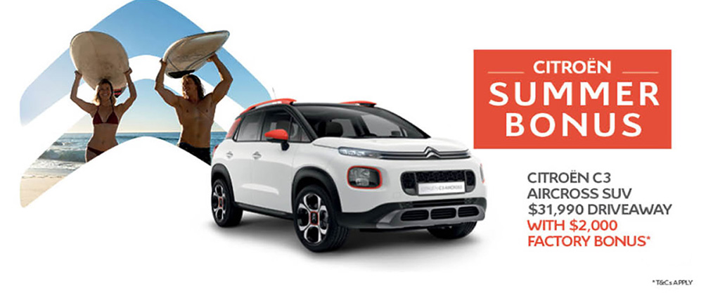 Citroen C3 Aircross SUV Summer Bonus