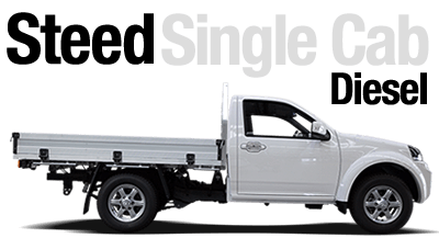 Steed 4x2 / 4x4 Single Cab Diesel