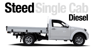 Steed 4x2 / 4x4 Single Cab Diesel