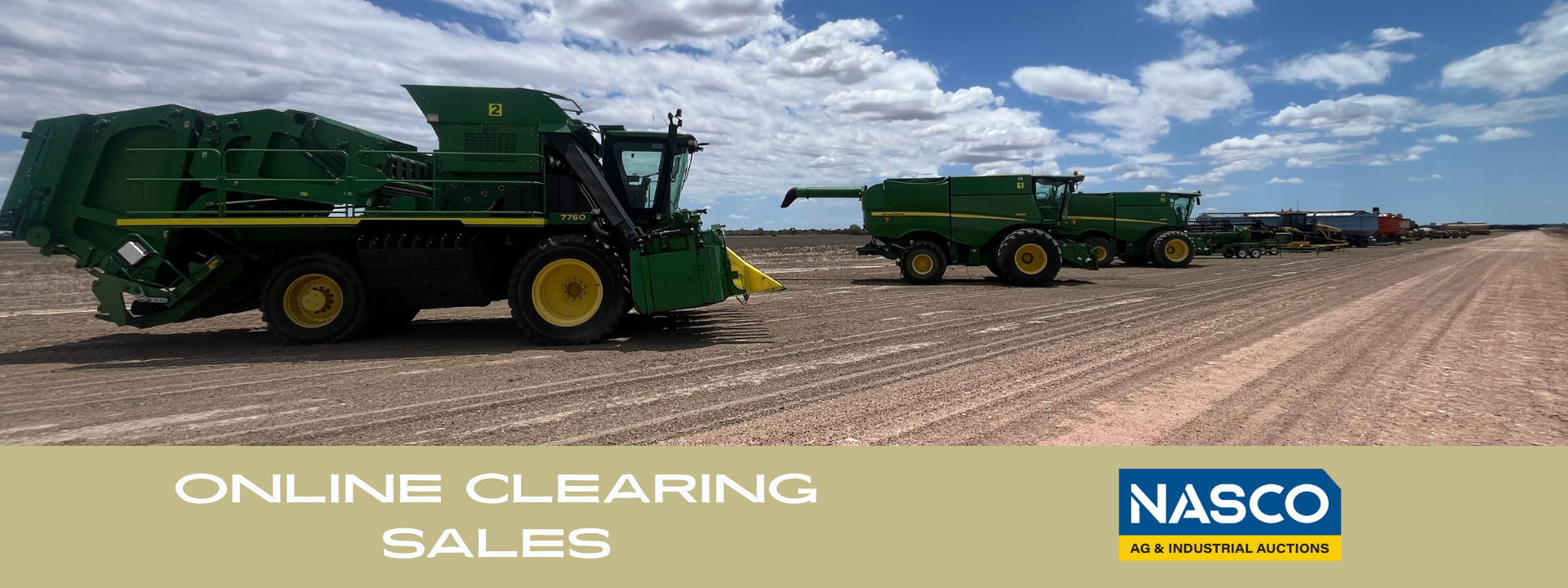 ONLINE CLEARING SALES