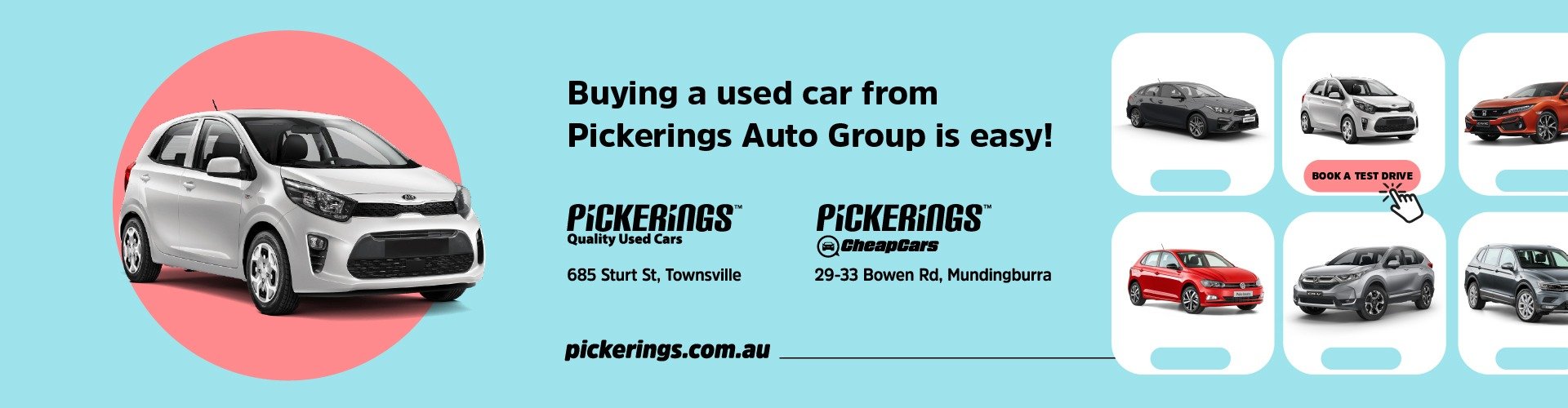 Quality new and Used Cars Townsville Pickerings Auto Group