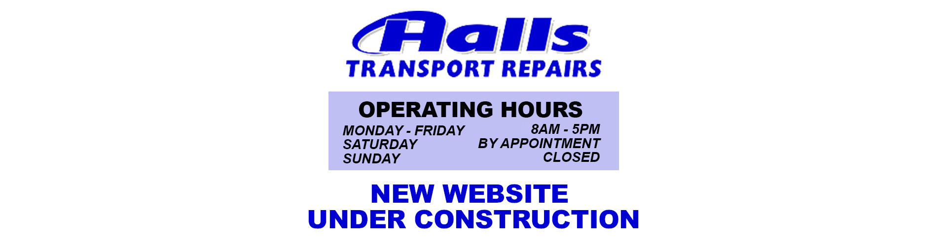 Hall's Transport Repairs